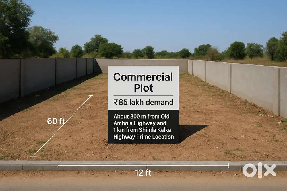 Commercial plot 12x60