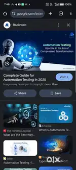 Automation tester position