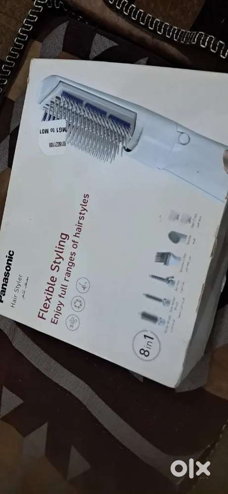 Hair Straightener Panasonic 8in1Branded Box pack fresh pice