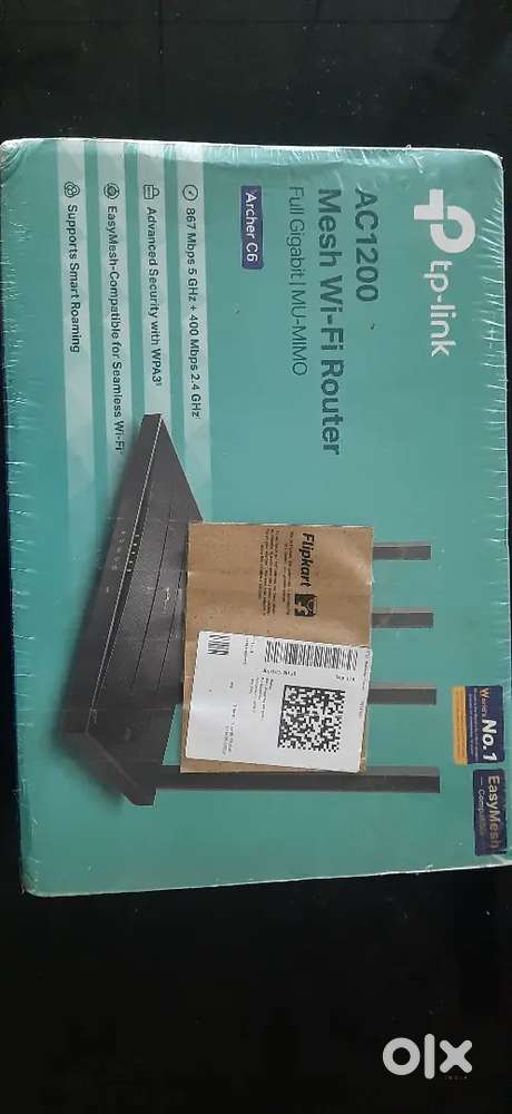 Brand New TP-Link Archer C6 V4 Router - Sealed Pack - Never Used!