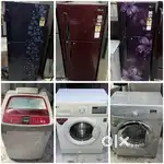 Best Double door FRIDGE & Front load in Good Condition