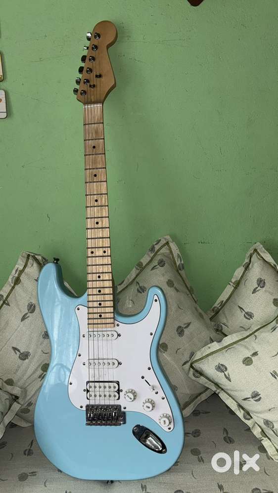 Electric Guitar – HSS Strat Style (Blue) – ₹16,000
