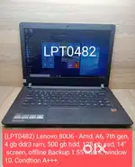 (LPT0482) Lenovo 80U6 used laptop