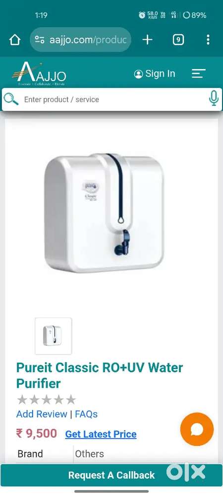 Purit & dolphin RO machine (exchange available)