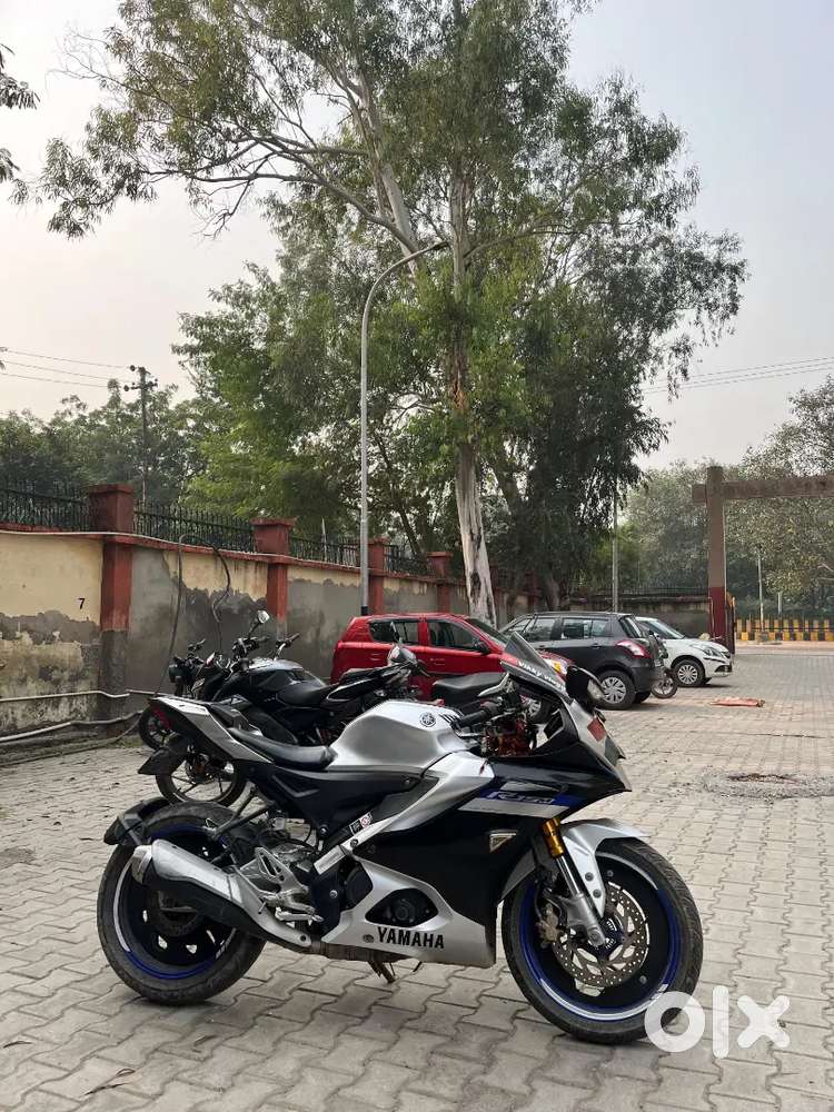 YAMAHA R15M GREY COLOUR, BRAND NEW R15M, MODIFIED R15M, 2022 MODEL