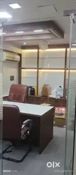 2 Cabins 8 Workstations newly Furnished office on Rent in NSP-40K