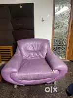 Purple sofa set
