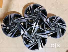 16” New i20 2021 wheels for verna ciaz baleno swift i10 etc set of 4