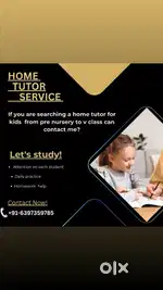 If you are searching home tutor pre nursery to v