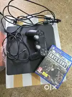 Sony Play station-4 slim 1TB with 1 game disk.