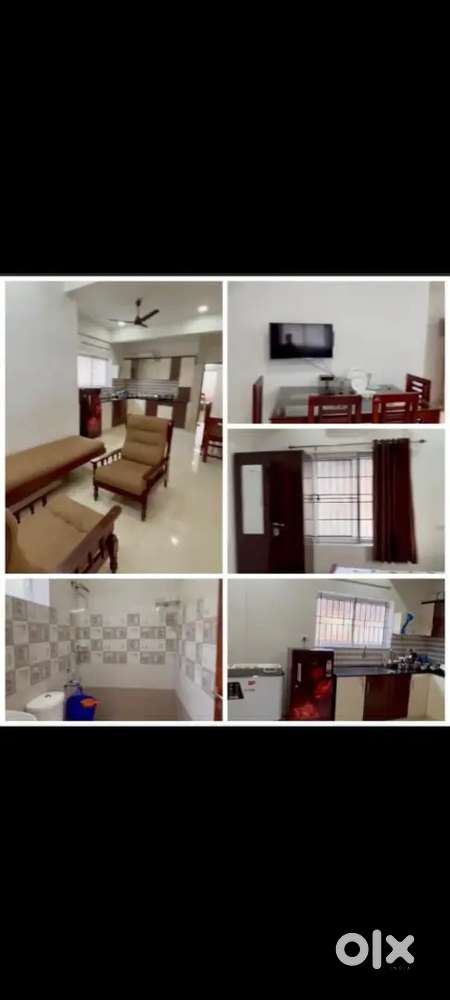 2 BHK FULLY FURNISHED FLAT RENT AT KALOOR LISSY METRO STATION NEAR