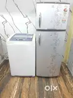 Videocon Marvel double door refrigerator & lg turbodrum washing machne