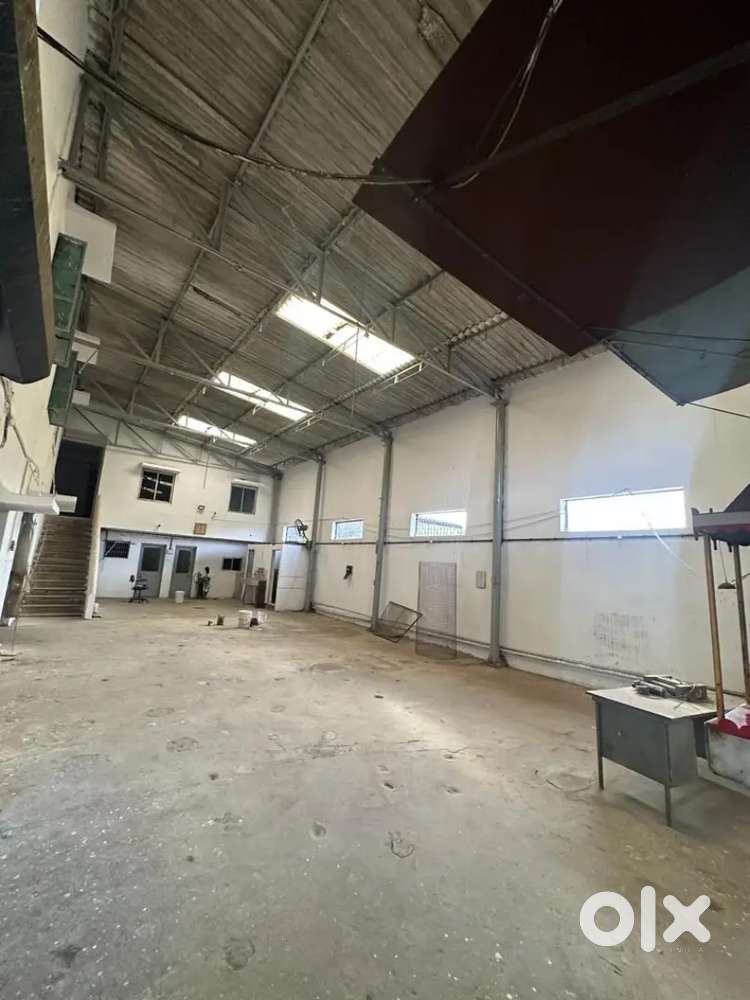 14500 sq ft RCC Factory shed for Rent at Manjusar