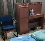 Computer table with comfortable chair