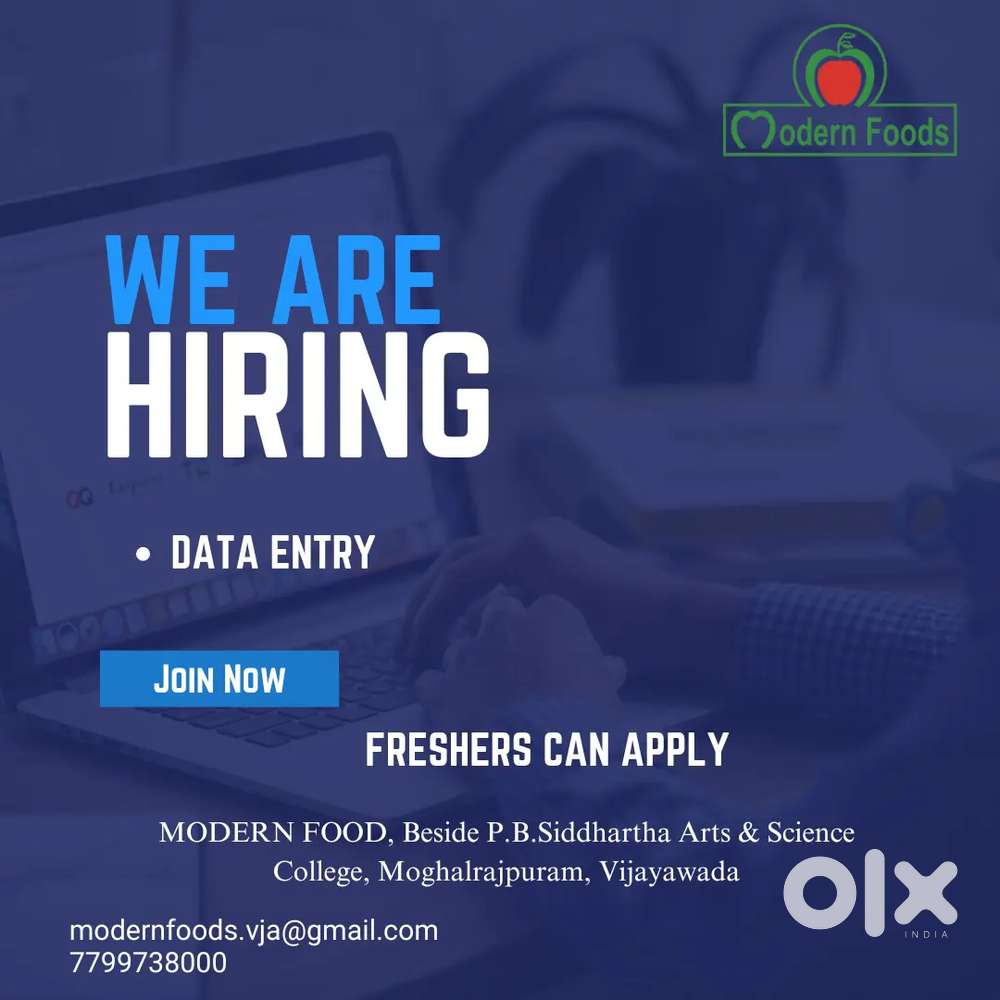Wanted Data Entry freshers can apply