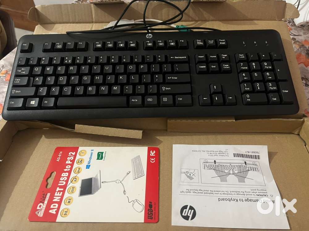 Brand new HP Keyboard with USB Adapter