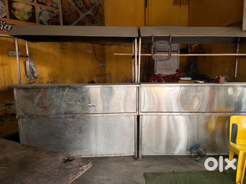 Stainless steel counter