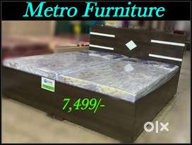 Wholesale price double bed with storage