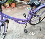 BSA Ladybird Cycle with basket (Colour -Violet)New only 6 months old .