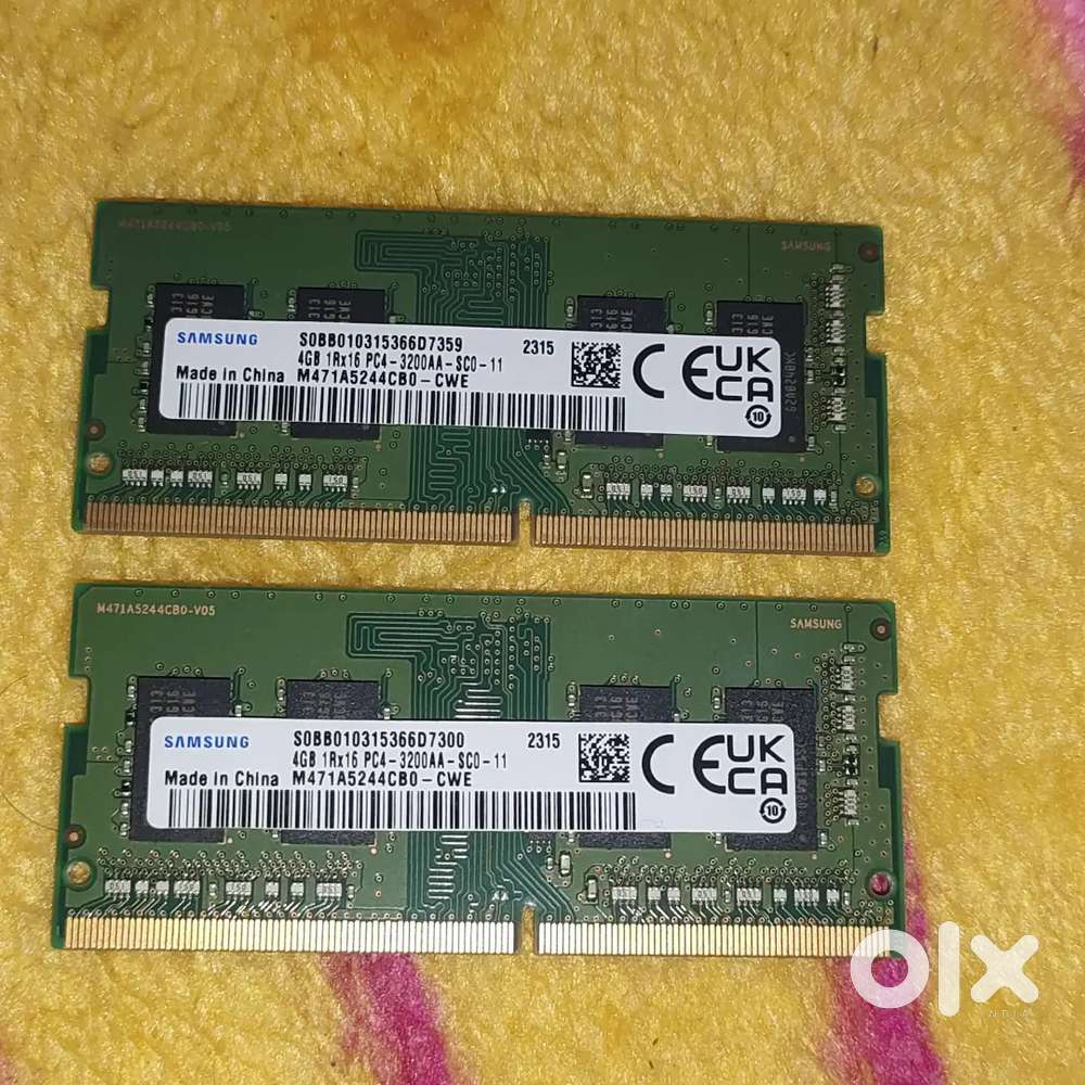 8GB RAM DDR4 (4+4)