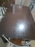 Wooden Dining Table with Chairs