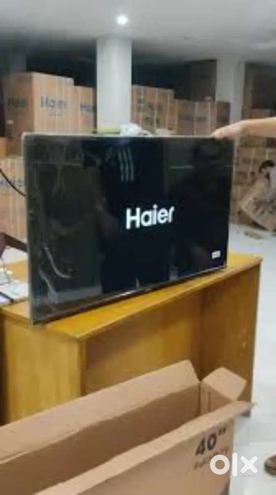 Haier smart led tv with 4K quality and delivery free