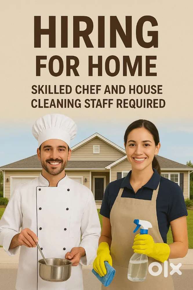House cleaning staff and chef/Cook