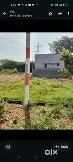 Duda approved 30x40 site for sale near amaravati colony  khb harihar