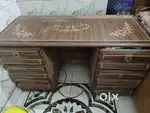 Wooden side bench