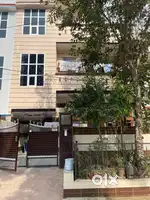 In front of park