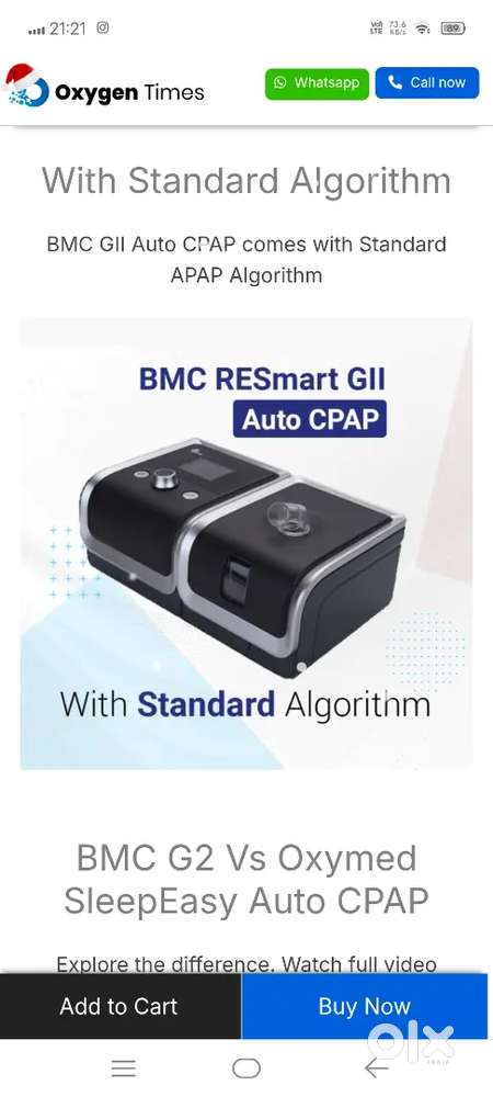Bi-pap machine