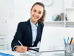 Female office assistant cum accountant