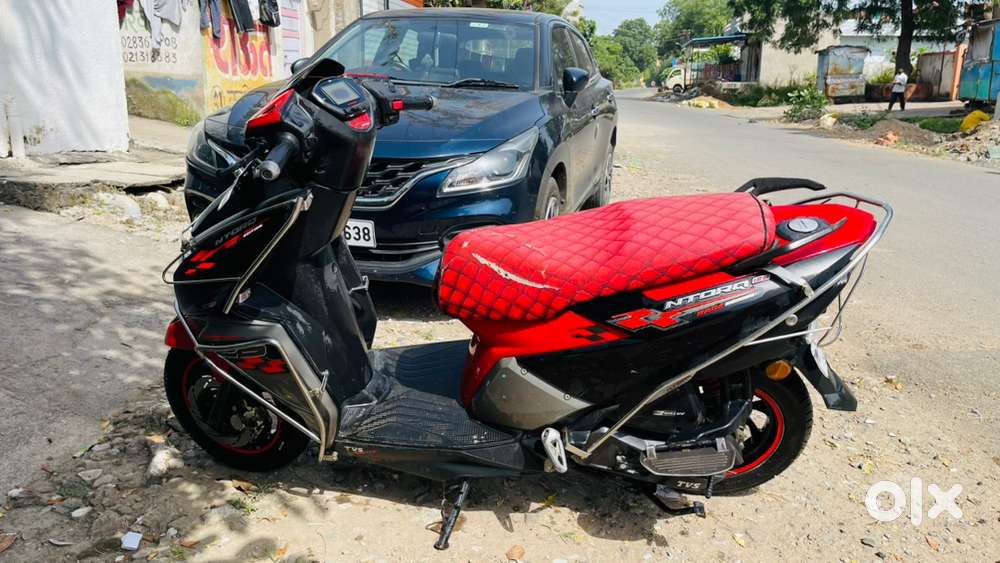 TVS NTORQ 125 Red and Black