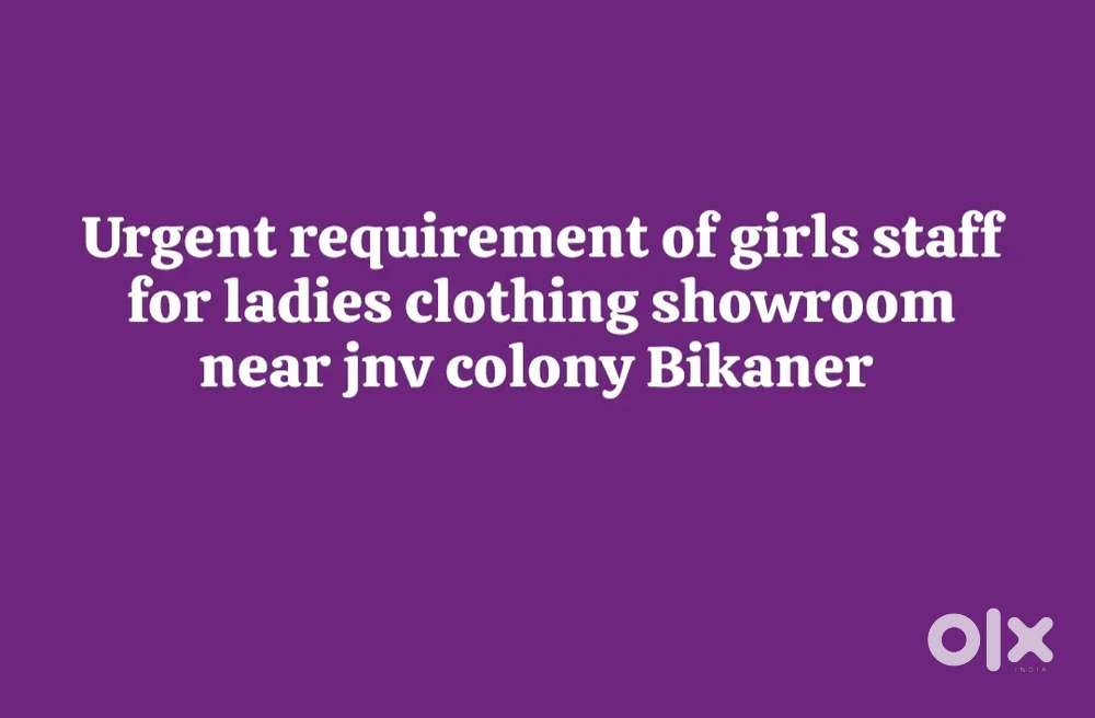 Only girls requirement ladies garments and gift