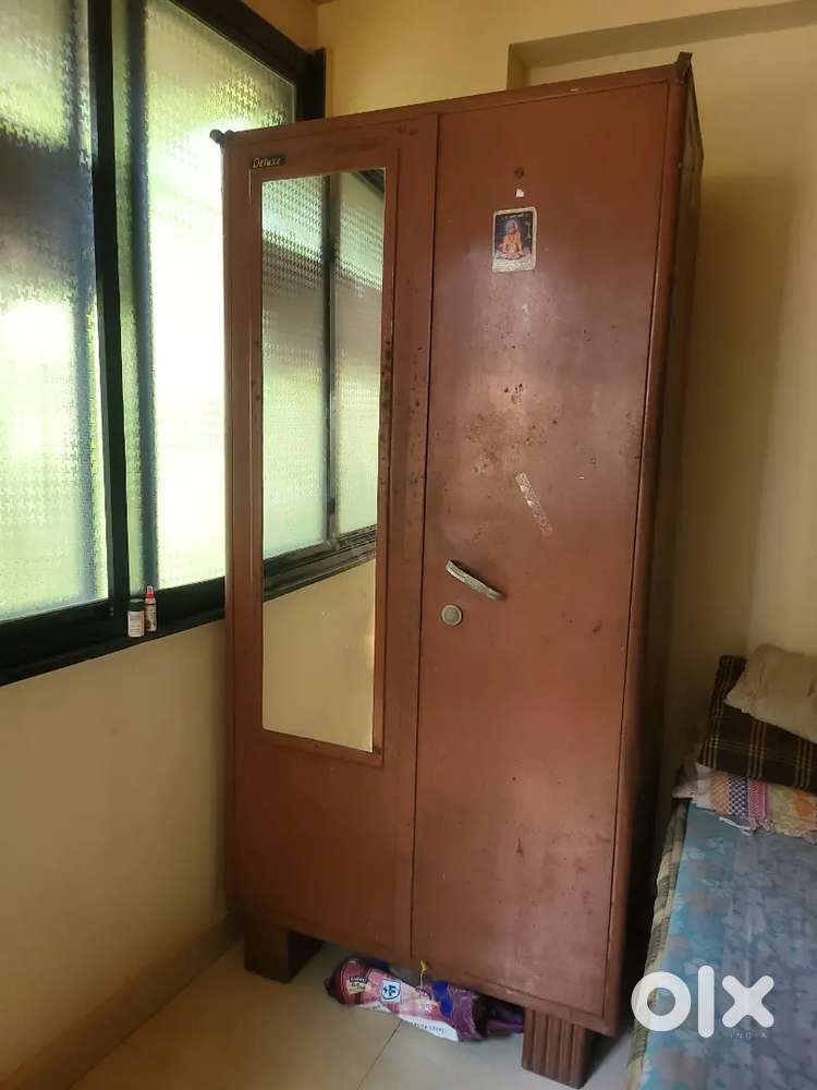Godrej cupboard and Bed