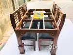 New 4/6 seater wooden dinning table super offer price