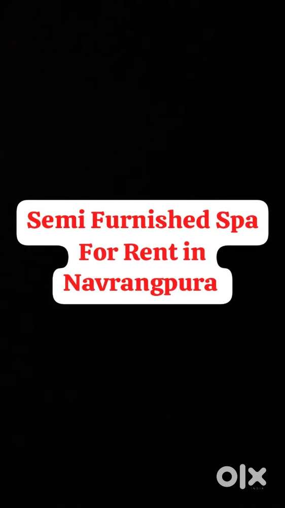 Semi Furnished Spa For Rent in Navrang Circle Navrangpura