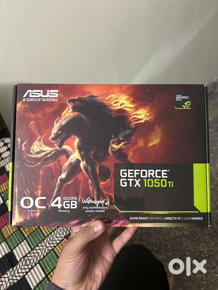 NVIDIA GTX 1050 Ti OC Edition . Fully Working . Best for Gaming & Edit