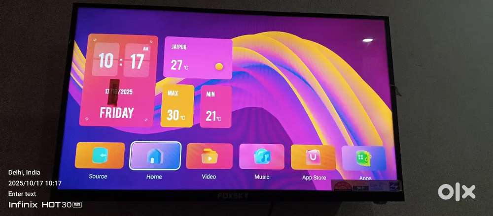 Foxsky tv okay condition koi dikkat nahi