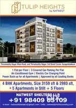 3159 Sqft of luxurious apartments at Nungambakkam