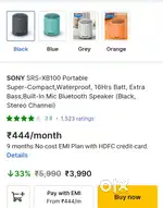Sony orginal bluetooth speaker