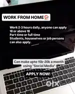Work from Home Opportunity