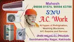 AC works all type of AC washing machine fridge service and sales