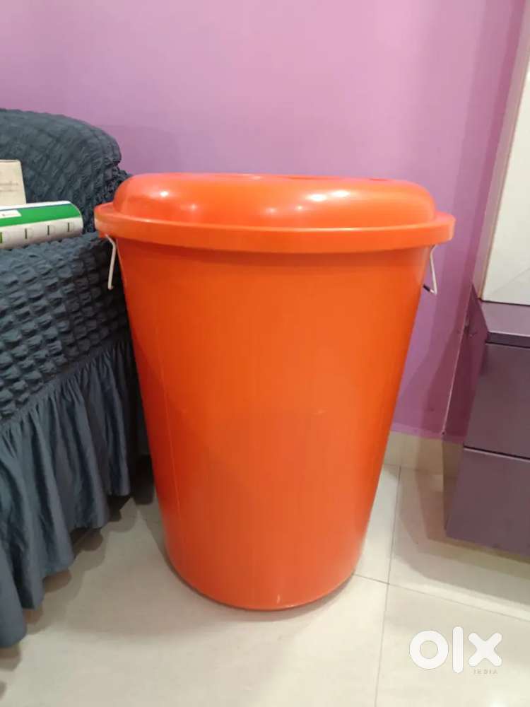 Samruddhi 100 Litre Unbreakable Plastic Water Storage Drum (Orange)
