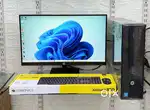 Hp core i5 full set 22 inch ips 256gb 8gb computer pc desktop 6th gen