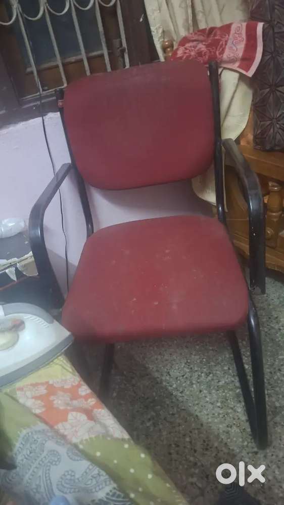Chair red color