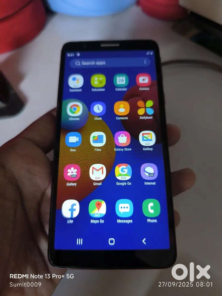 Sumsung Galaxy M01 core 1GB RAM 16 GB ROM