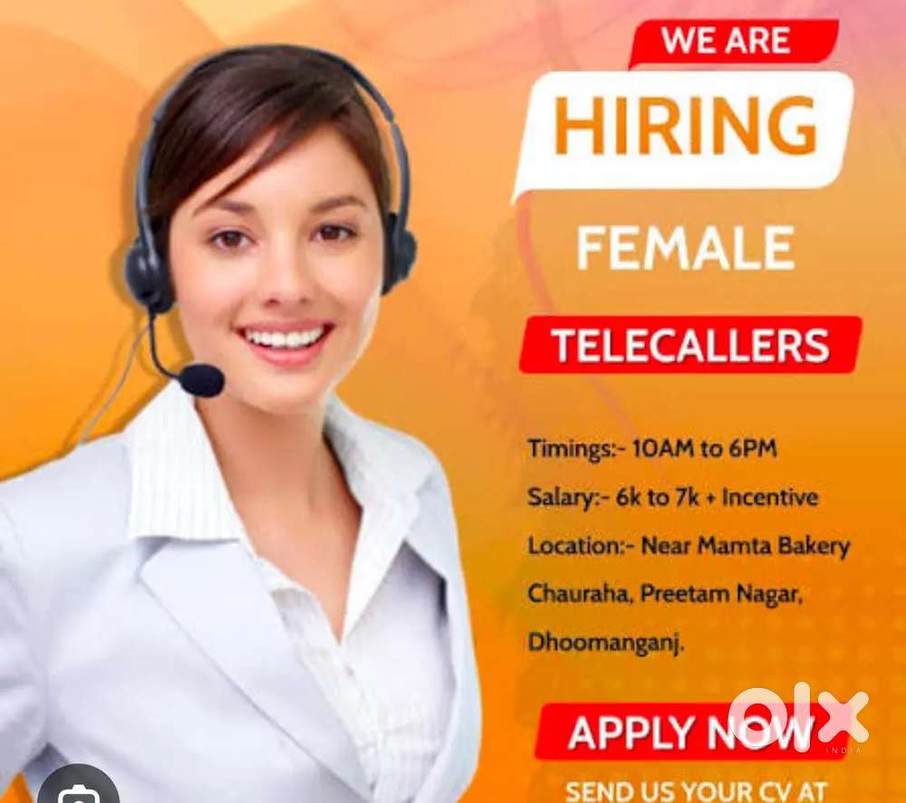Telly caller job attend incoming or outgoing calls