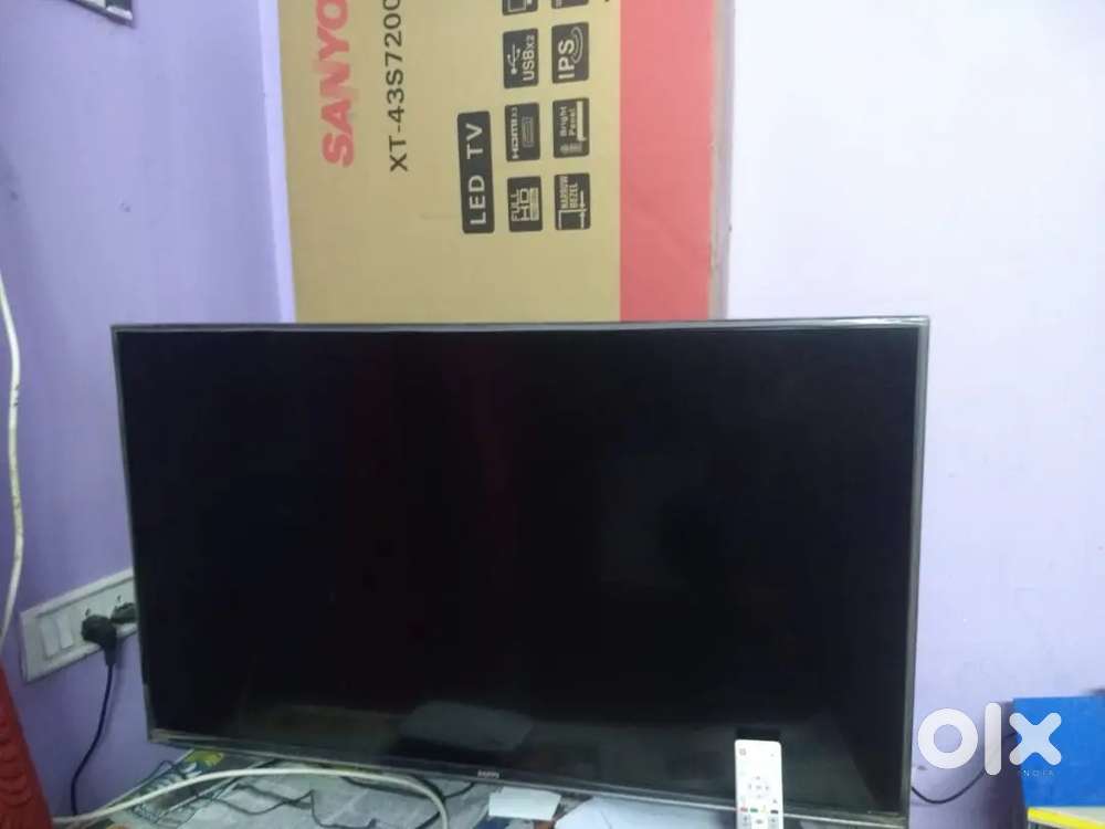 Sanyo 43inch Tv blackout condition with Box and Remote