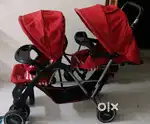 Twin babies stroller